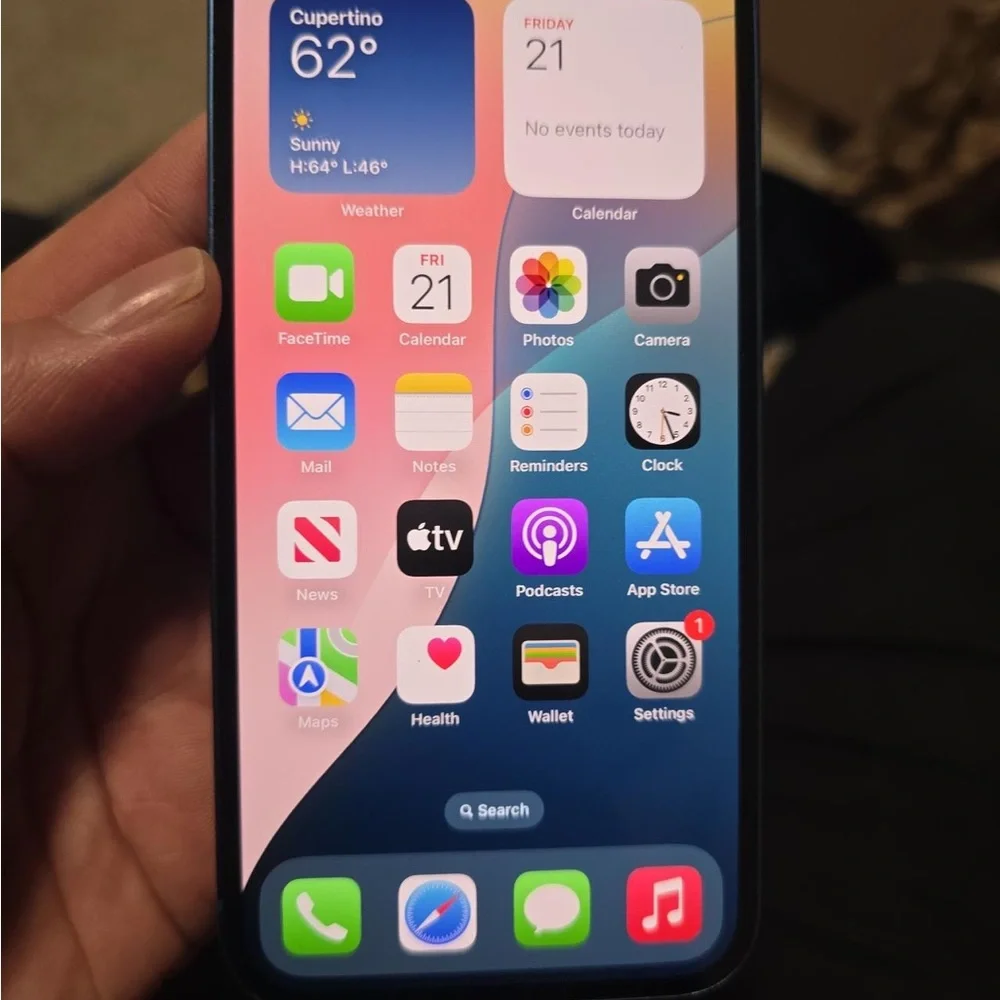 Apple iPhone in Blue